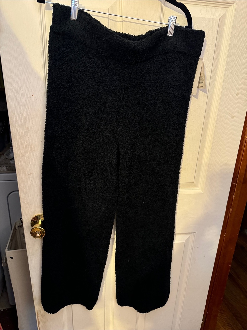 Stars Above Black Cozy Plush wide leg Pajama Pants - size XL - NWT